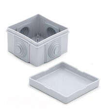 Коробка разветвительные для нар. монтажа, с крышк, из полипропилена, 4ввода, 65х65х40мм, IP54, (шт.)