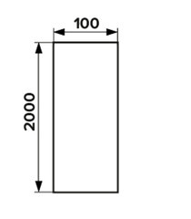 Воздуховод ERA круглый пластиковый d100 мм 2 м - фото 2