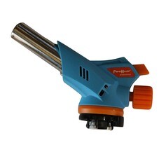 Горелка газовая на бутановый баллон, пьезоподжиг, своб. вращ. 360°, пламя 1300°, 105х140мм, (шт.)