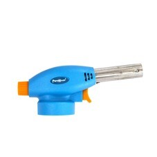 Горелка газовая на бутановый баллон, пьезоподжиг, пламя 1300°, 65х165мм, (шт.)