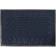 Коврик грязезащитный Чешуя ПВХ, чёрный, 40х60см, (шт.)