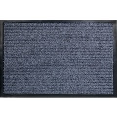 Коврик грязезащитный 3+2 ПВХ, полиэстер, серый, 90*120см, (шт.)