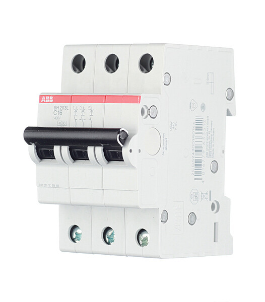 Автоматический выключатель модульный ABB SH203L 3P 16А тип C 4,5 кА 400 ...