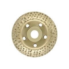 Круг шлиф. чашечный по дереву карбид вольфрама, выгнутый, 8 зерно FEPA, 125х22,2мм, (шт.)