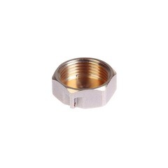 Заглушка латунная, внутренняя резьба, 1/2", (шт.)
