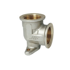 Угольник латунный, 770 с креплением, внутренняя резьба, 1/2", (шт.)