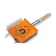 Решетка BBQ5843 для барбекю глубокая малая, хромированная, 300х230мм, (шт.)