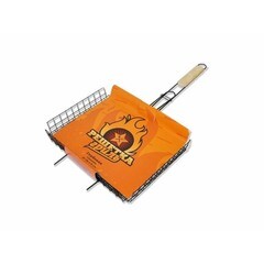 Решетка BBQ5842 для барбекю глубокая малая, хромированная, 420х320мм, (шт.)