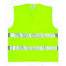 Жилет сигнальный зеленый, размер "XL", (шт.)