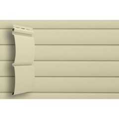 Сайдинг Grand Line Блок-хаус 3000х244 мм слоновая кость