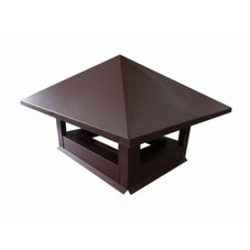 Дымник на трубу 1900х590 мм 0,5 Satin с пленкой Ral 8017