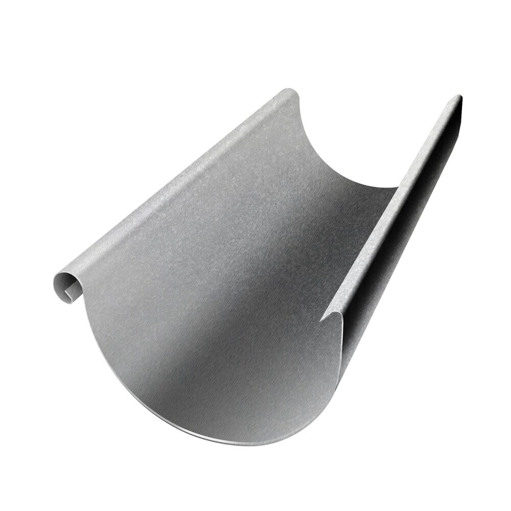 Изображение товара Желоб водосточный Optima металлический d125 мм 3 м оцинкованный