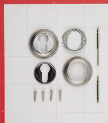 Ключевина Palladium City CR ET SN/CP матовый никель/хром - фото 2