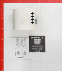 Вентилятор канальный осевой Cata MT-125 d120 мм слоновая кость - фото 6