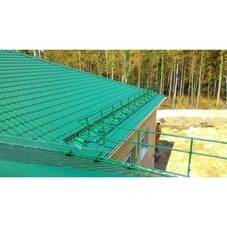 Ограждение кровельное на кронштейне Borge Эконом Тип-2 H90 см 3 м зеленый мох RAL 6005