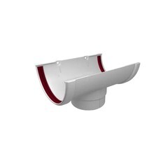 Воронка желоба Grand Line Классика пластиковая d120/90 мм белый RAL 9003
