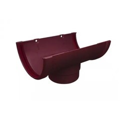 Воронка желоба Grand Line Классика пластиковая d120/90 мм бордовый RAL 3005