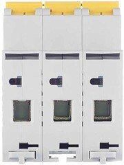 Автоматический выключатель модульный IEK Karat ВА 47-29 3P 32А тип C 4,5 кА 400 В (MVA20-3-032-C) - фото 2