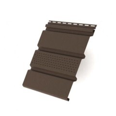 Софит Grand Line T4 частично перфорированный 3000х305 мм коричневый
