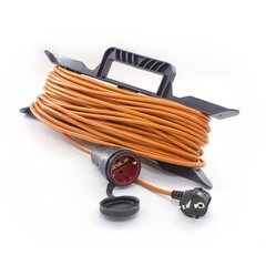 Удлинитель силовой на каркасе 1 розетка ПВС 10 А 23кВт с/з 20 м