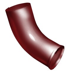 Колено стока Grand Line металлическое d125/90 мм RAL 3011