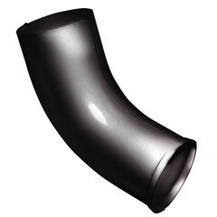 Колено стока Grand Line металлическое d125/90 мм RAL 9005