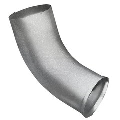 Изображение товара Колено стока Grand Line Zn металлическое d90 мм оцинкованное