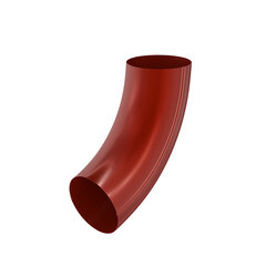 Колено трубы Аквасистем универсальное d150/100 мм 72° RAL 6005