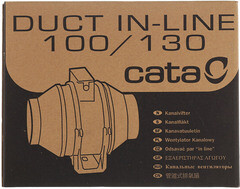Вентилятор канальный центробежный Cata Duct In Line 195х165 мм d100 мм слоновая кость - фото 5