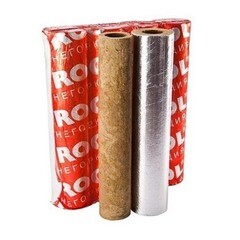 Теплоизоляция для труб Rockwool 100 ДМ минеральная вата 108х30 мм 5 пог.м навивная
