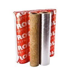 Теплоизоляция для труб Rockwool 100 ДМ минеральная вата 57х30 мм 8 пог.м навивная