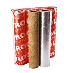 Теплоизоляция для труб Rockwool 100 ДМ минеральная вата 89х30 мм 6 пог.м навивная