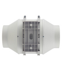 Вентилятор канальный центробежный Cata Duct In Line 195х165 мм d100 мм слоновая кость - фото 7