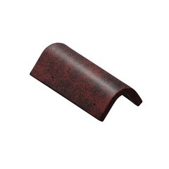 Коньковая черепица Браас ФП 250x100x450 мм магма без зажима