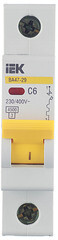 Автоматический выключатель модульный IEK Karat ВА 47-29 1P 6А тип C 4,5 кА 230/400 В (MVA20-1-006-C) - фото 8