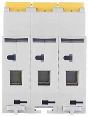 Автоматический выключатель модульный IEK Karat ВА 47-29 3P 20А тип C 4,5 кА 400 В (MVA20-3-020-C) - фото 4