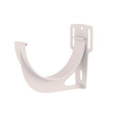 Кронштейн желоба GrandLine Slider Классика пластиковый d120 мм белый RAL 9003