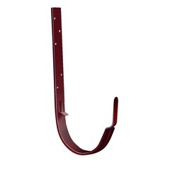 Кронштейн желоба длинный Оптима металлический d125 мм красное вино RAL 3005