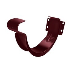 Кронштейн желоба короткий Оптима d125 мм красное вино RAL 3005