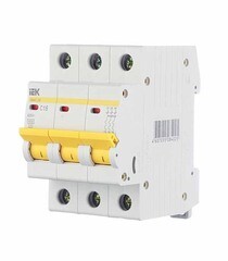 Автоматический выключатель модульный IEK Karat ВА 47-29 3P 16А тип C 4,5 кА 400 В (MVA20-3-016-C) - фото 7