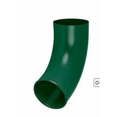 Отвод трубы Аквасистем d125/90 мм RAL 6005