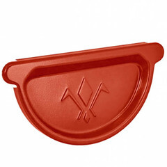 Заглушка желоба Аквасистем металлическая с резиновым уплотнителем d125 мм RR 29