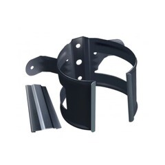 Хомут для труб Grand Line металлический на деревянную стену d100 мм мокрый асфальт RAL 7024