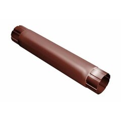 Труба водосточная Grand Line металлическая d125/90 мм 1 м RAL 8004