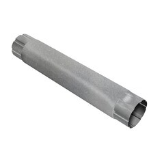 Изображение товара Труба водосточная Grand Line Zn металлическая d90 мм 1 м оцинкованная