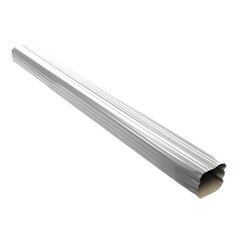 Труба водосточная Vortex прямоугольная d78 мм 1 м RAL 9003