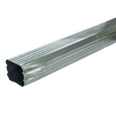 Труба водосточная Vortex прямоугольная d78 мм 1 м