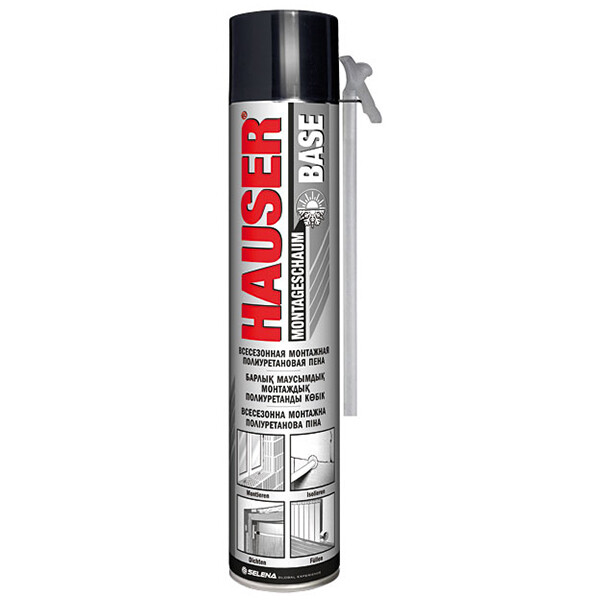 Изображение товара Пена монтажная Hauser Base Всесезонная 400 мл