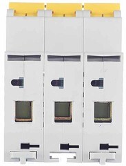 Автоматический выключатель модульный IEK Karat ВА 47-29 3P 63А тип C 4,5 кА 400 В (MVA20-3-063-C) - фото 5