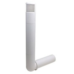 Дефлектор цокольный Vilpe Ross d160 мм белый